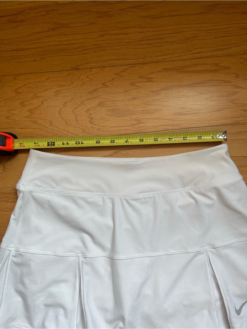 Nike Dri-FIT Tennis Skort Small White Pleated Built-In Shorts - Picture 6 of 10